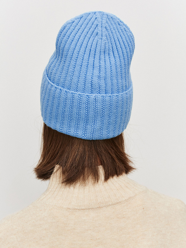 Лайт2 шапка трикотажная (темно-голубой, 56-58)