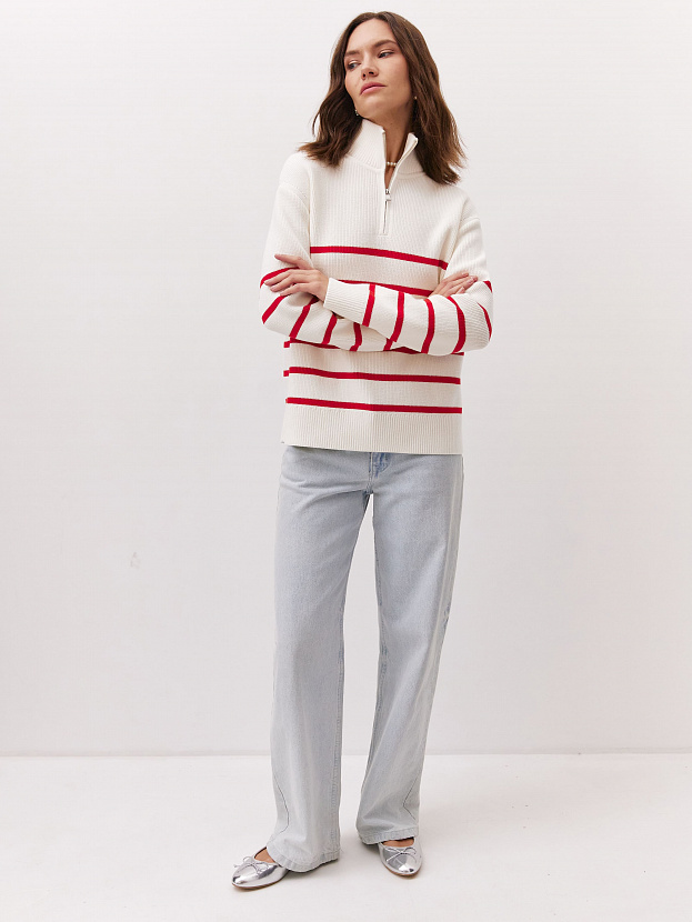 Авилон джемпер трикотажный (молочный, 44-46)