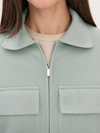 Жакет с акцентными карманами Давиль