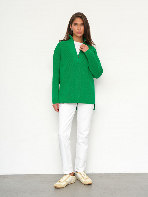 Райди джемпер трикотажный (ярко-зеленый, 44-46)