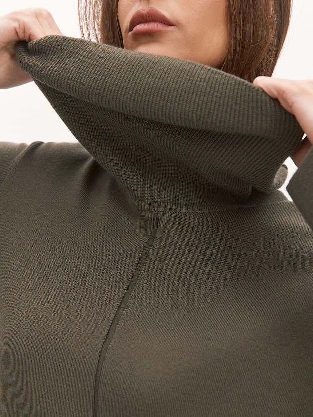 Джуди платье трикотажное (хаки, 44-46)