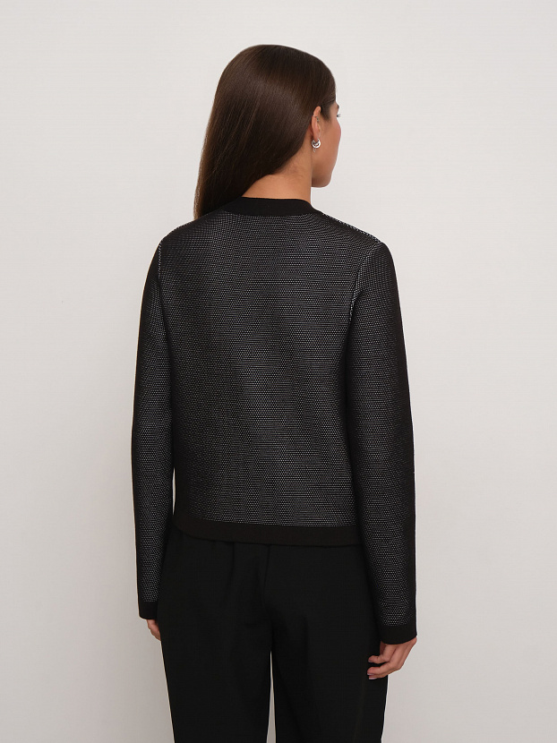 Софи жакет трикотажный (черный, 44-46)