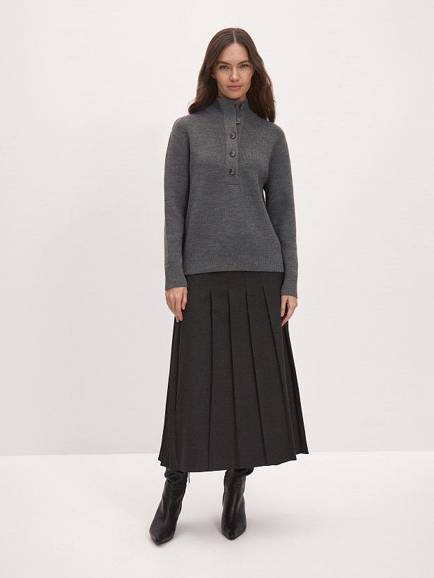 Мюнхен джемпер трикотажный (серый меланж, 44-46)