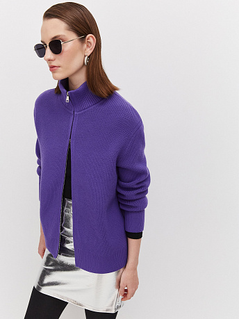 Джемпер из шерсти мериноса с высоким воротом Азимут