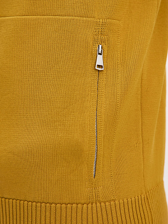 Кардиган мужской из хлопка с карманами на молнии