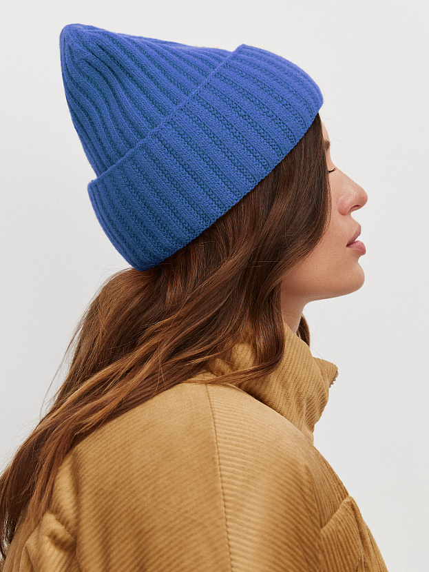 Лайт шапка трикотажная (синий, 56-58)