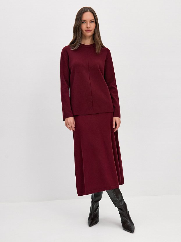 Меридиан джемпер трикотажный (бордо, 44-46)