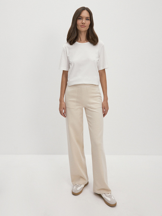 Фуджи брюки трикотажные (кремовый, 44-46/164-170)