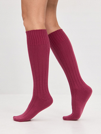 Гольфы трикотажные из шерсти мериноса Степ