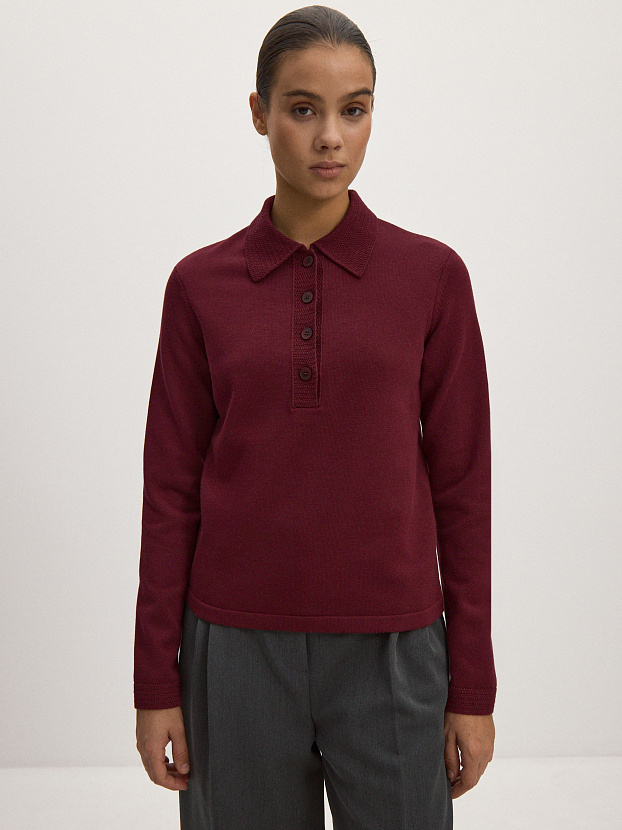 Фреско джемпер трикотажный (бордо, 44-46)