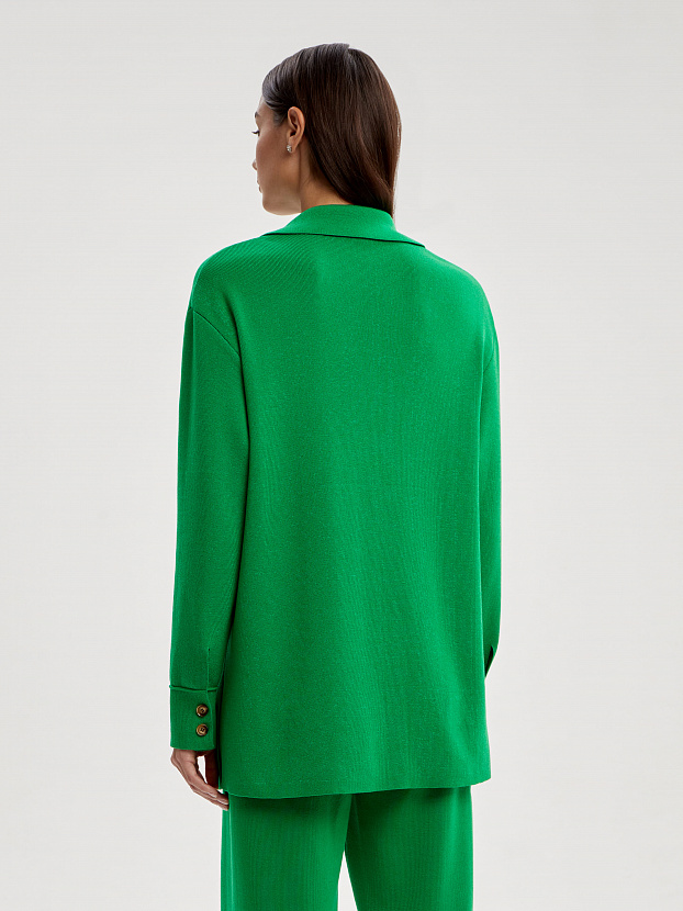 Тира кардиган трикотажный (ярко-зеленый, 44-46)