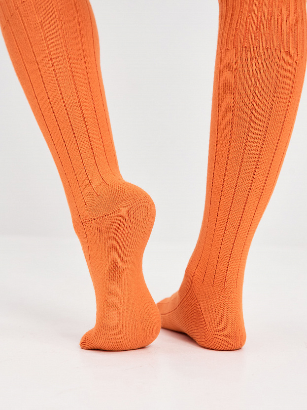 Гольфы трикотажные Степ (апельсин, 36-40)