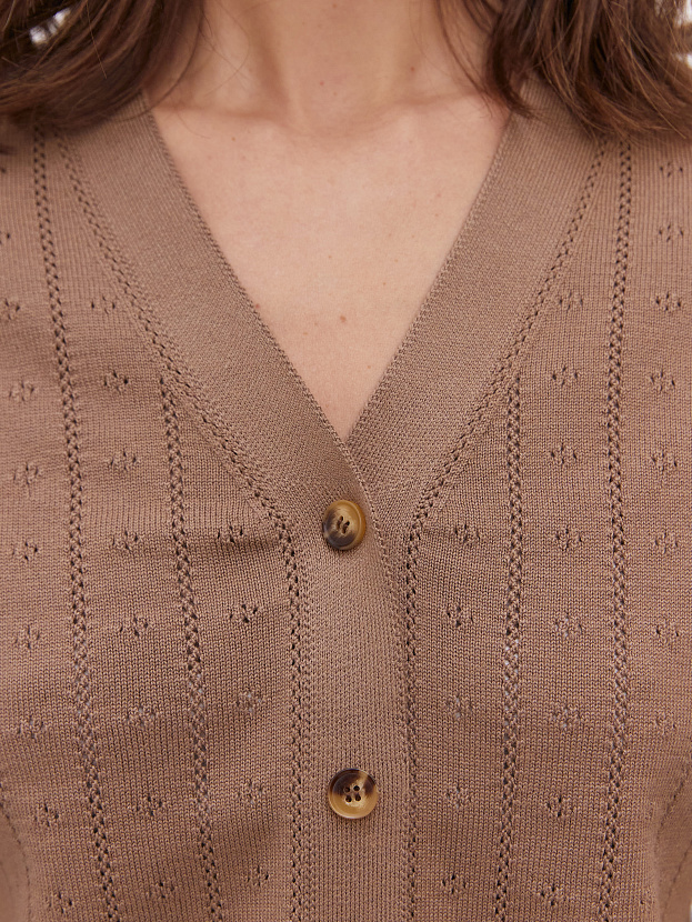 Джеси кардиган трикотажный (какао, 46)