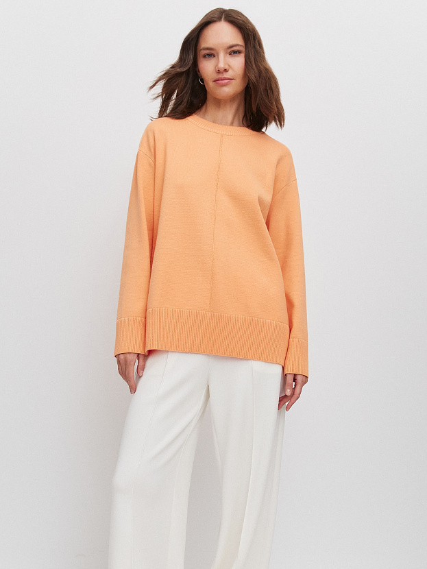 Астрид джемпер трикотажный (абрикосовый, 44-46)