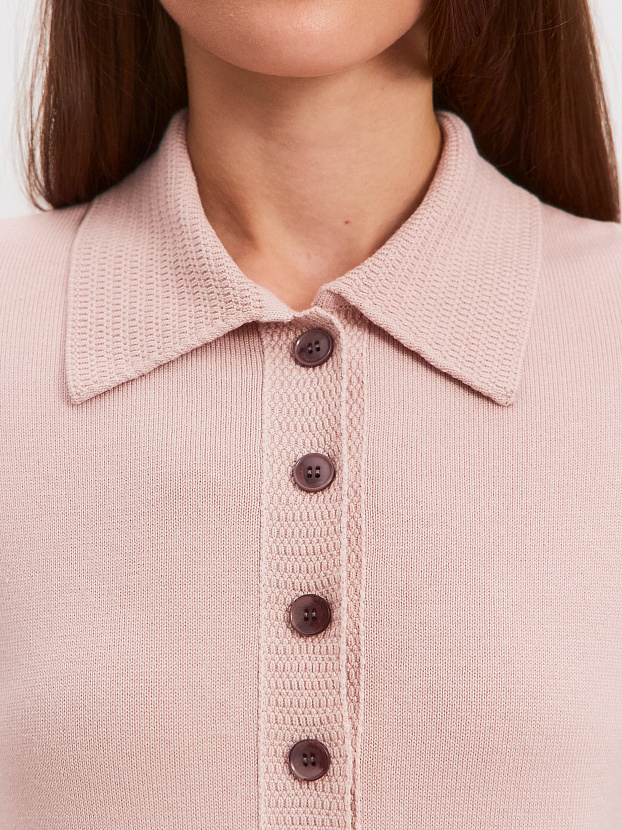 Эрно джемпер трикотажный (пудровый, 44-46)