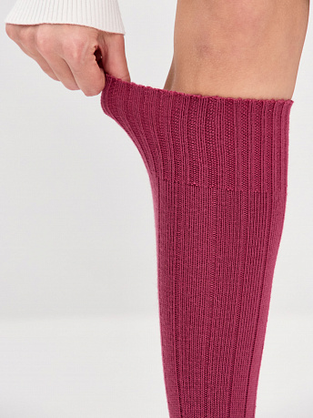 Гольфы трикотажные из шерсти мериноса Степ