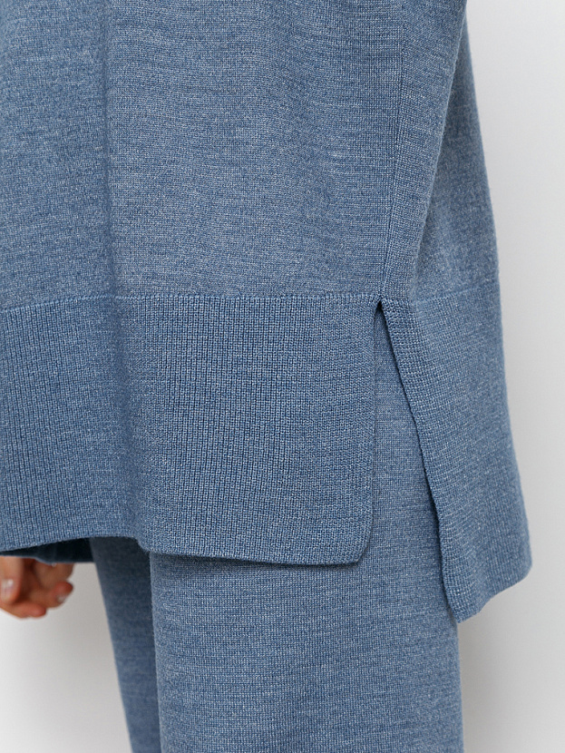 Сатурн костюм (джемпер+брюки) трикотажный (джинсовый меланж, 40-42/164-170)