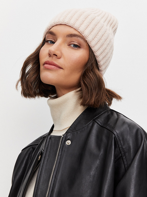 Лайт2 шапка трикотажная (ванильный, 56-58)