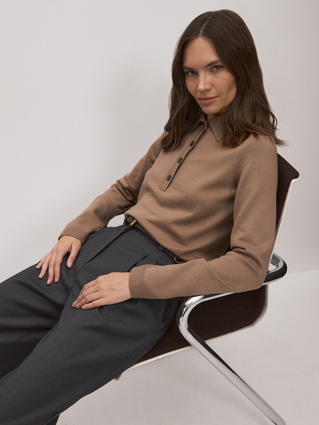 Фреско джемпер трикотажный (какао, 44-46)