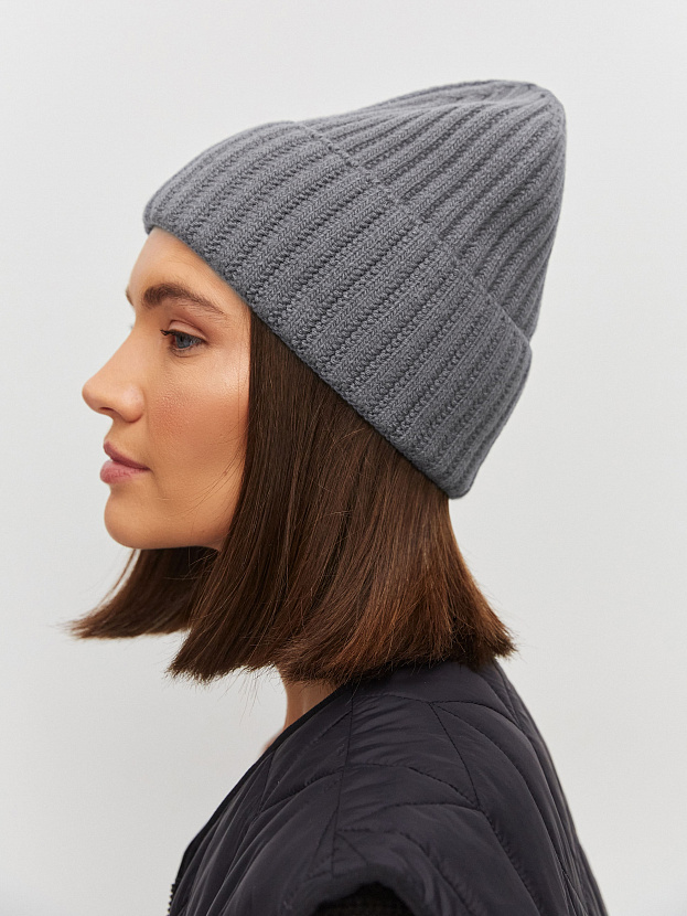 Лайт2 шапка трикотажная (мышино-серый, 56-58)