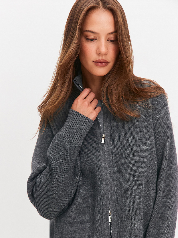 Ирэн джемпер (бомбер) трикотажный (маренго, 44-46)