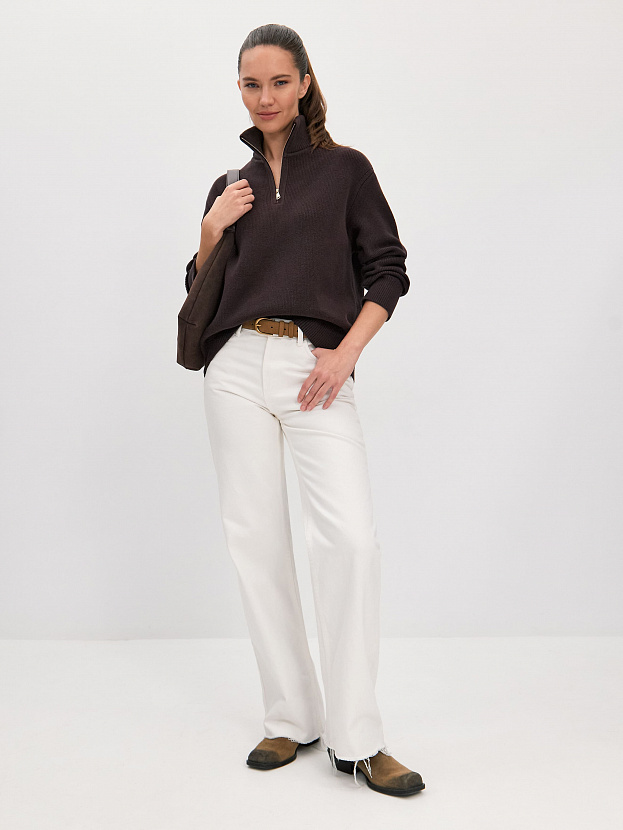 Авилон джемпер трикотажный (т. коричневый, 44-46)