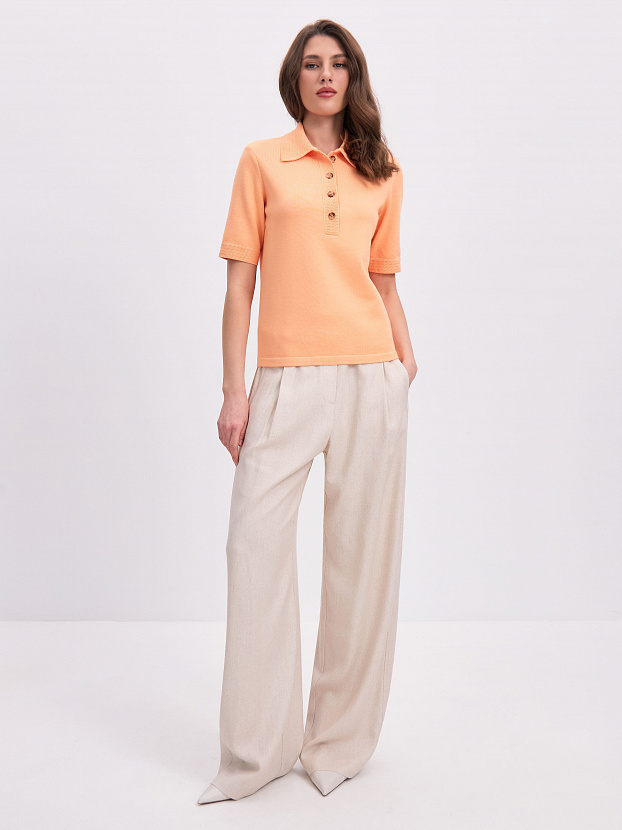 Эрно джемпер трикотажный (абрикосовый, 44-46)