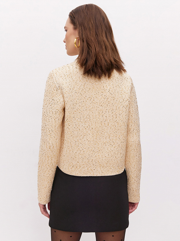 Антарес жакет трикотажный (ванильный, 44-46)