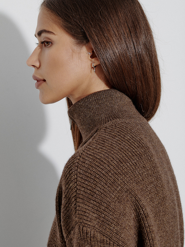 Ридми джемпер трикотажный (коричневый, 44-46)