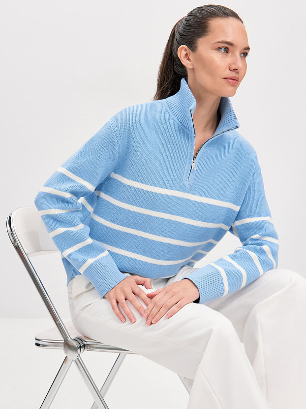 Авилон джемпер трикотажный (голубой, 44-46)