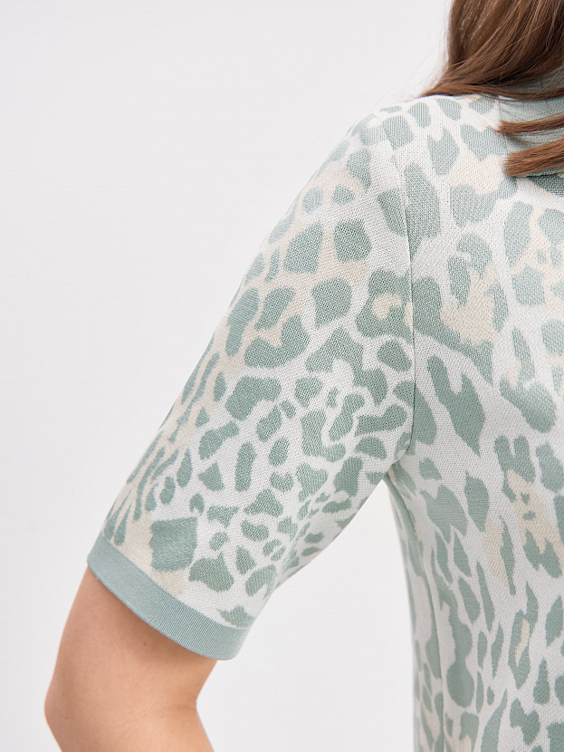 Агора джемпер (поло) трикотажный (св.зеленый, 44-46)