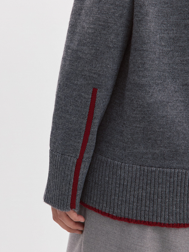 Спирит джемпер трикотажный (маренго, 44-46)