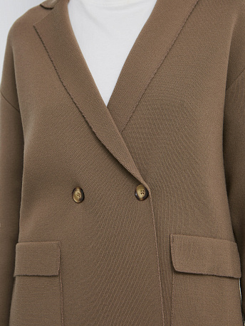 Пиджак двубортный из хлопка Монако