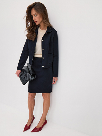 Мини-юбка из хлопка и вискозы Ницца