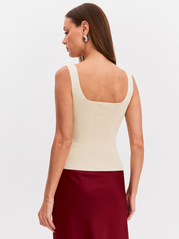 Илария майка трикотажная (кремовый, 44-46)