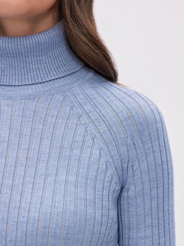 Люси водолазка трикотажная (серо-голубой, 44-46)