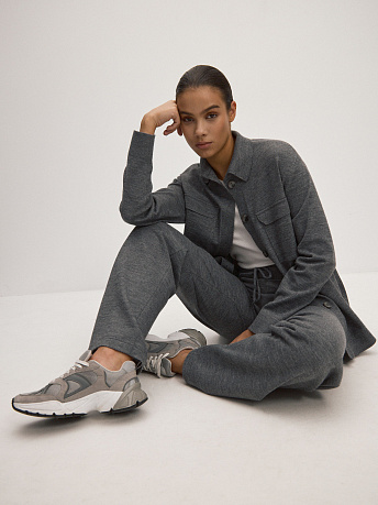 Костюм с рубашкой из шерсти мериноса Джемми