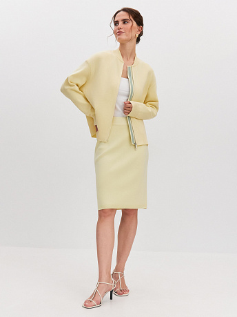 Бомбер из хлопка с полосками Сиетл