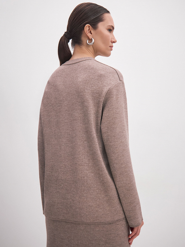 Ингрит джемпер трикотажный (какао, 44-46)