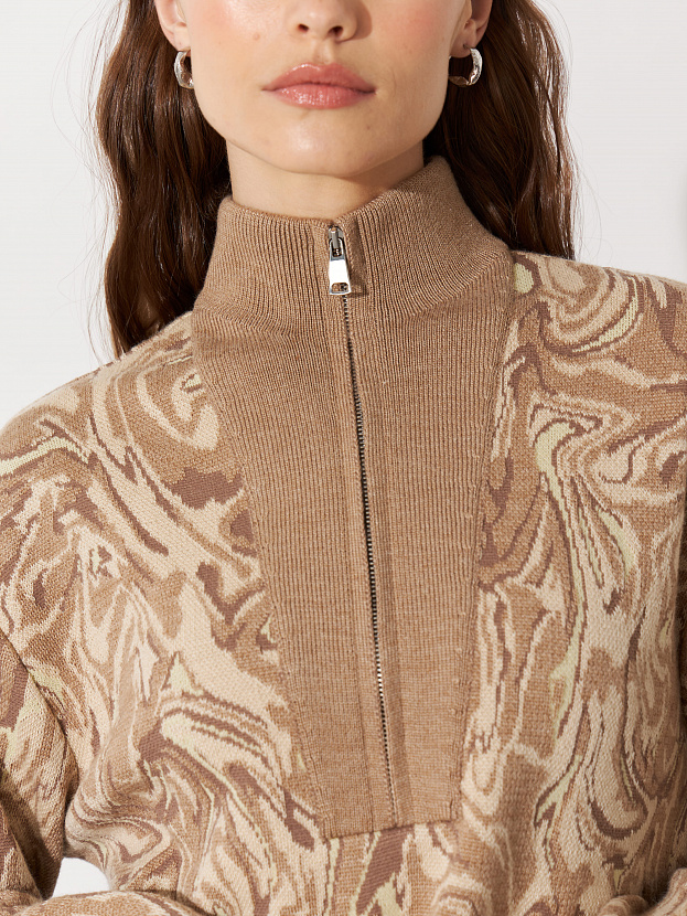 Грация джемпер трикотажный (бежевый, 44-46)