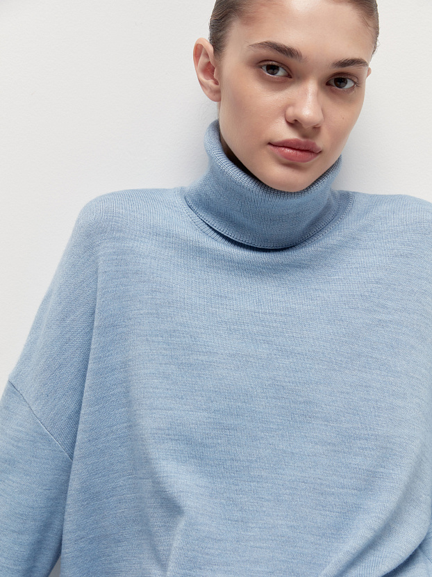 Сатурн костюм (джемпер+брюки) трикотажный (голубой, 40-42/164-170)