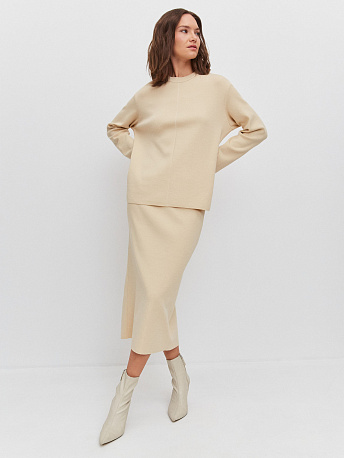 Юбка из мериносовой полушерсти Меридиан