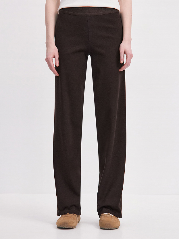 Меркури брюки трикотажные (шоколадный, 44-46/164-170)