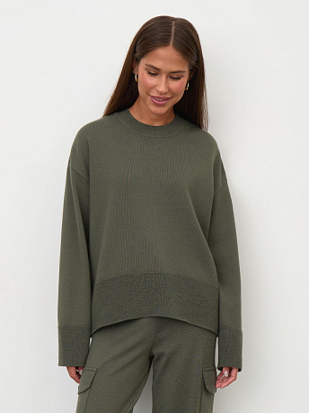 Джемпер из шерсти мериноса и вискозы Дания