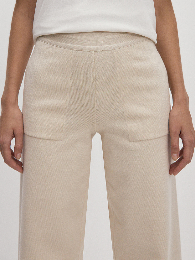 Фуджи брюки трикотажные (кремовый, 44-46/164-170)