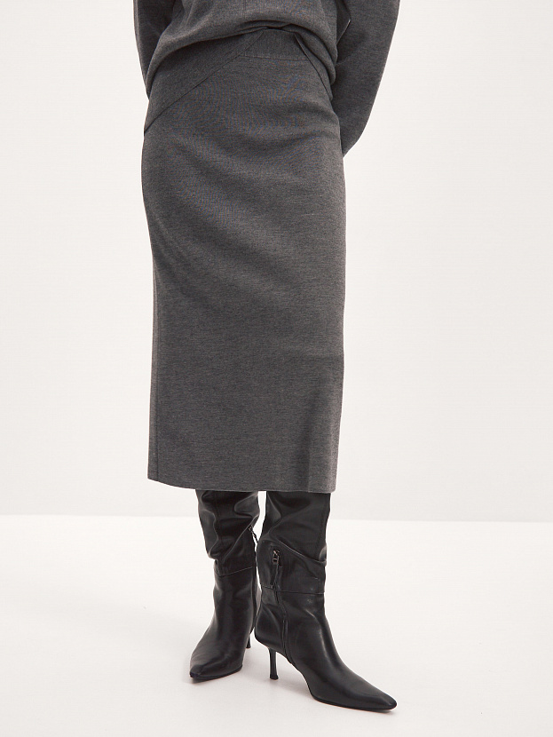 Каролла юбка трикотажная (маренго, 46)