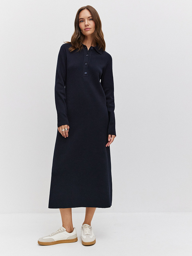 Сатори платье трикотажное (т.синий, 44-46)