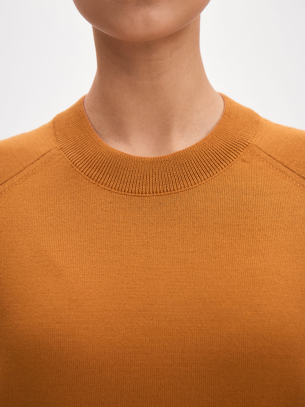 Сеул джемпер трикотажный (оранжевый, 44-46)