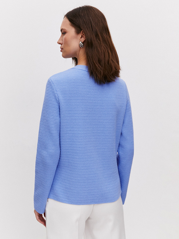 Шарм жакет трикотажный (василек, 46)