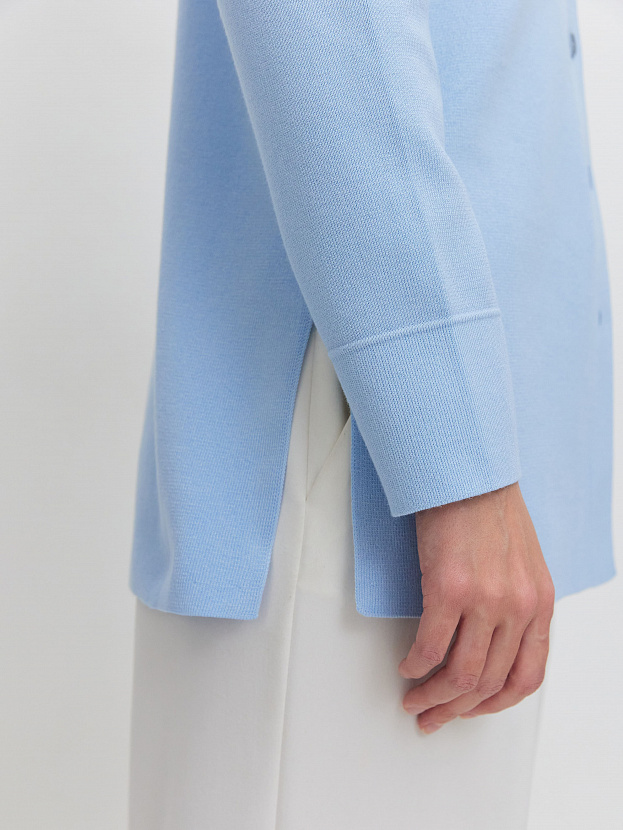 Фрида жакет трикотажный (св.голубой, 44-46)